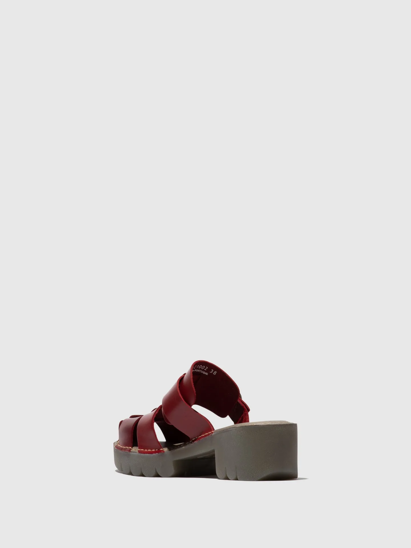 Buckle Mules ENVY521FLY RED