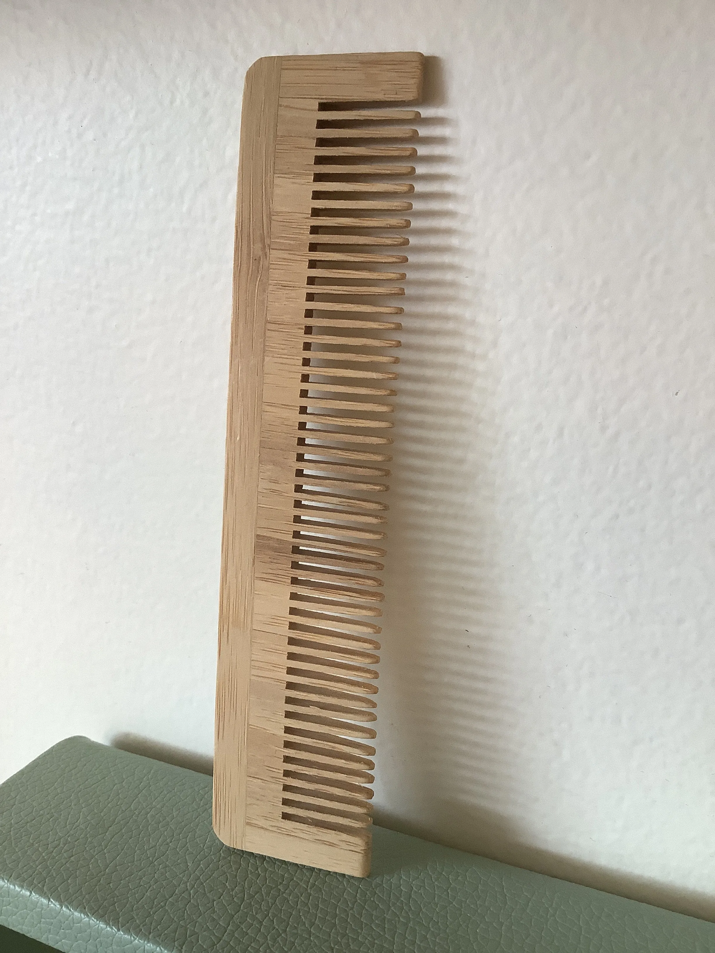 Creating Smaller Footprints Bamboo Comb