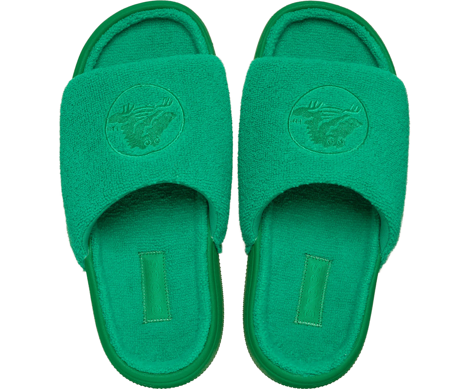 Crocs Unisex Classic Towel Slide - Green Ivy