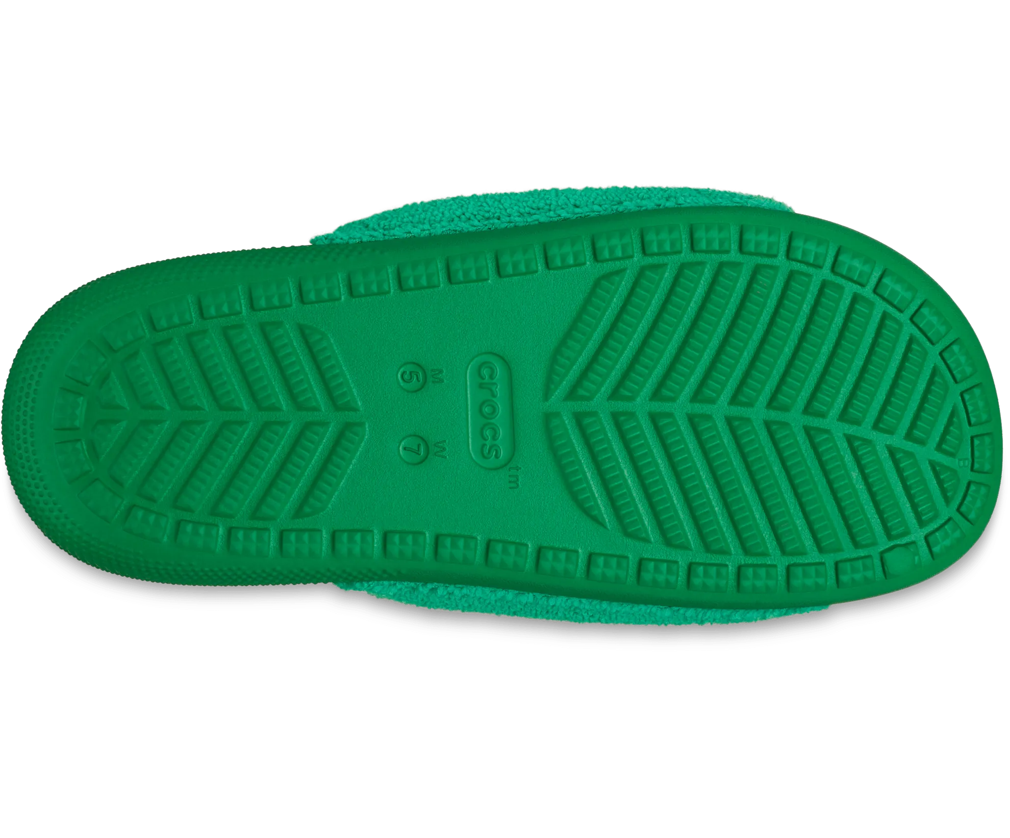 Crocs Unisex Classic Towel Slide - Green Ivy