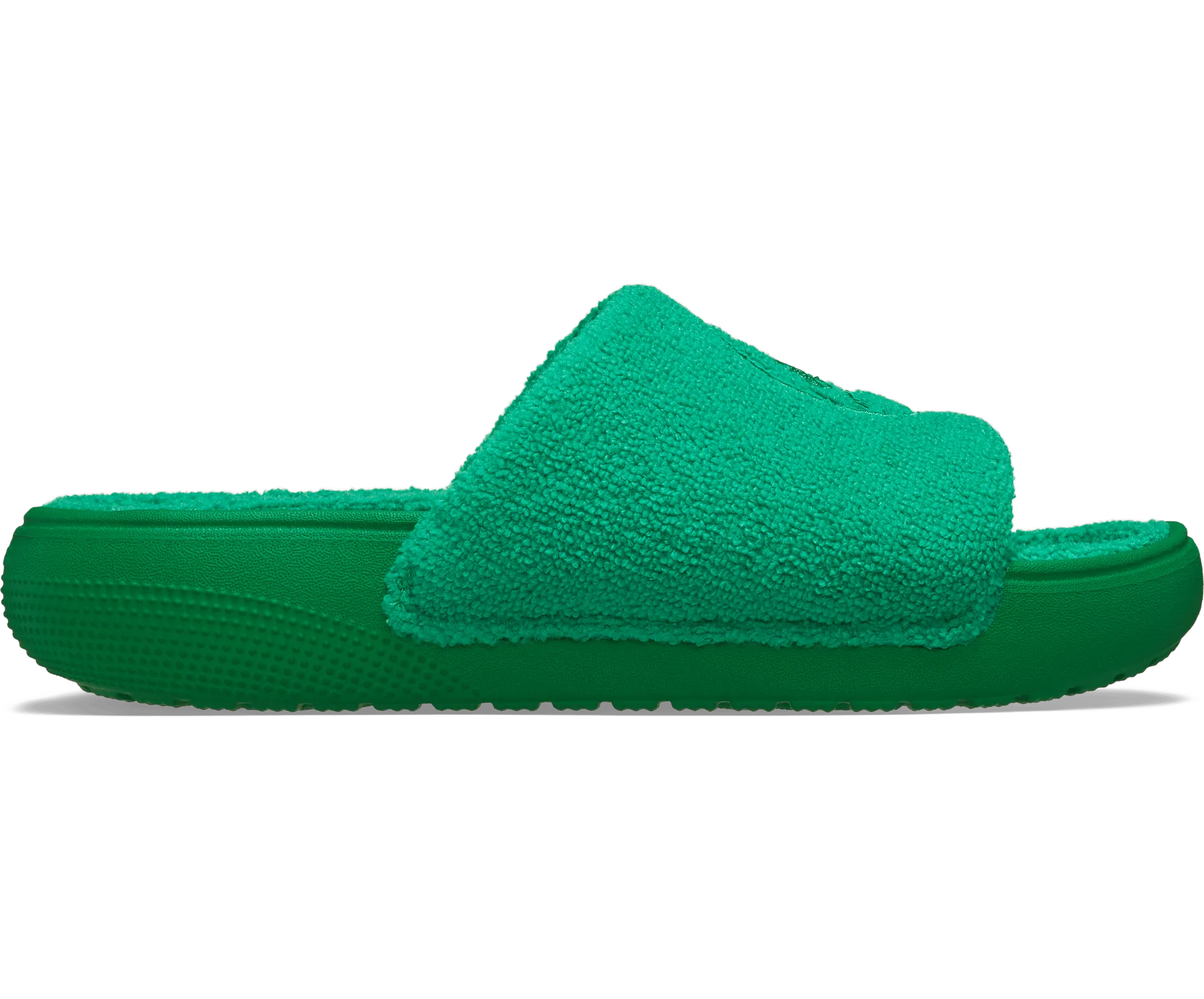 Crocs Unisex Classic Towel Slide - Green Ivy