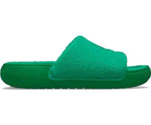 Crocs Unisex Classic Towel Slide - Green Ivy