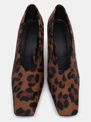 Dako Leopard Pumps, Brown