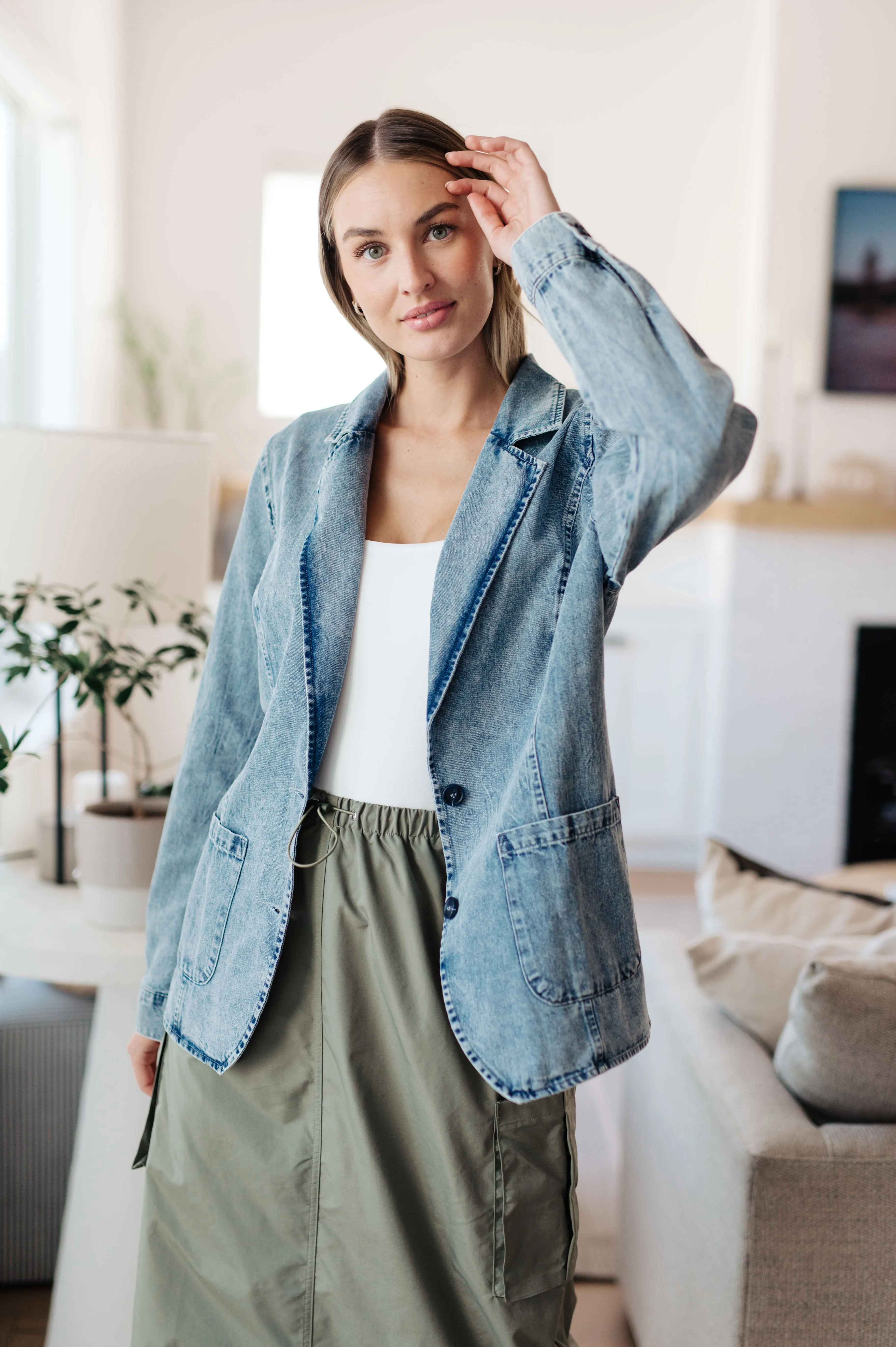 Denim Blazer
