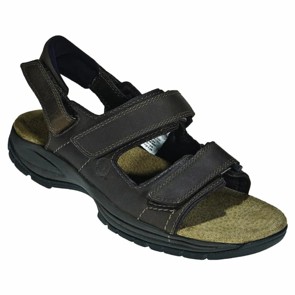 Dunham Men's St Johnsbury Adjustable Sandal Brown D