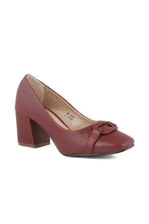 Formal Court Shoes I44440-Maroon