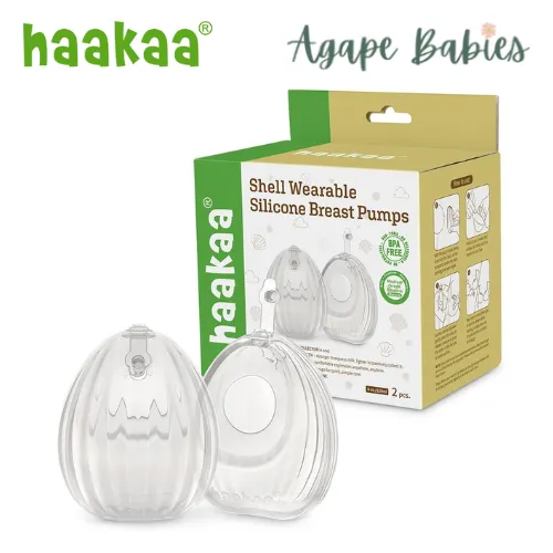 Haakaa Shell Wearable Silicone Breast Pump (2pcs) -120ml