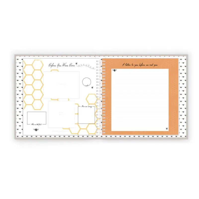 Honey Bee Luxury Memory Book by Lucy Darling