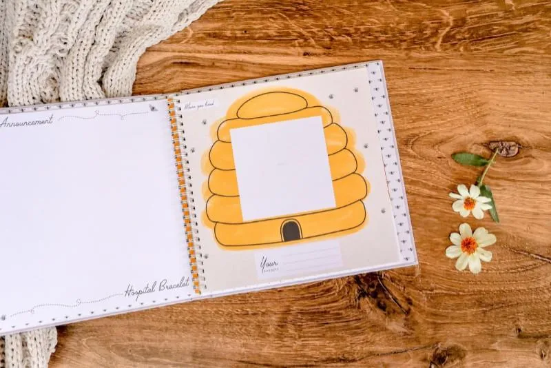 Honey Bee Luxury Memory Book by Lucy Darling