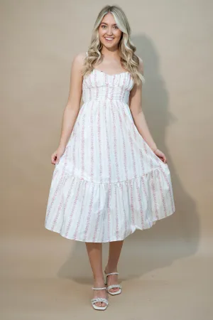 Ivy Floral Midi Dress
