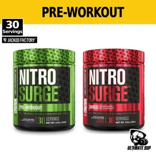 Jacked Factory, Nitrosurge Shred/ Nitrosurge Pre Workout, 30 Ser
