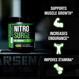 Jacked Factory, Nitrosurge Shred/ Nitrosurge Pre Workout, 30 Ser