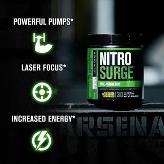 Jacked Factory, Nitrosurge Shred/ Nitrosurge Pre Workout, 30 Ser