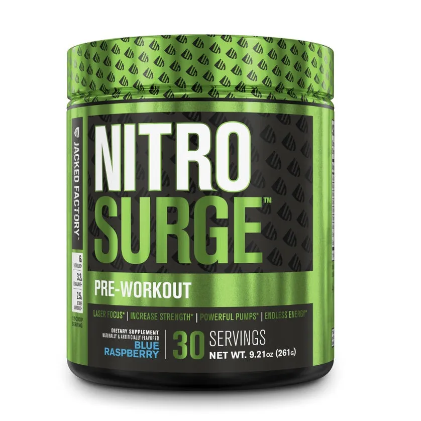 Jacked Factory, Nitrosurge Shred/ Nitrosurge Pre Workout, 30 Ser