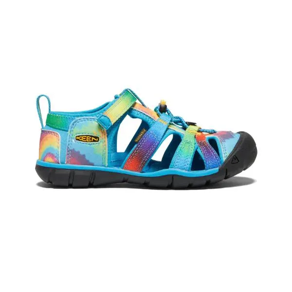 Keen Seacamp II CNX Blue/Original Tie Dye Little/Big Kids Sandals (Water Friendly)
