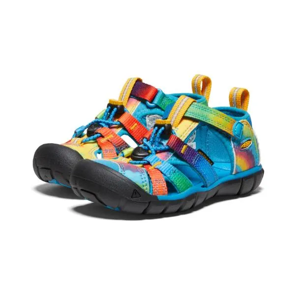 Keen Seacamp II CNX Blue/Original Tie Dye Little/Big Kids Sandals (Water Friendly)