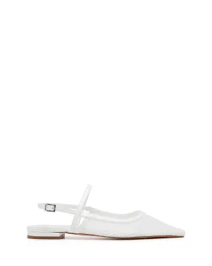Lourdes White Patent