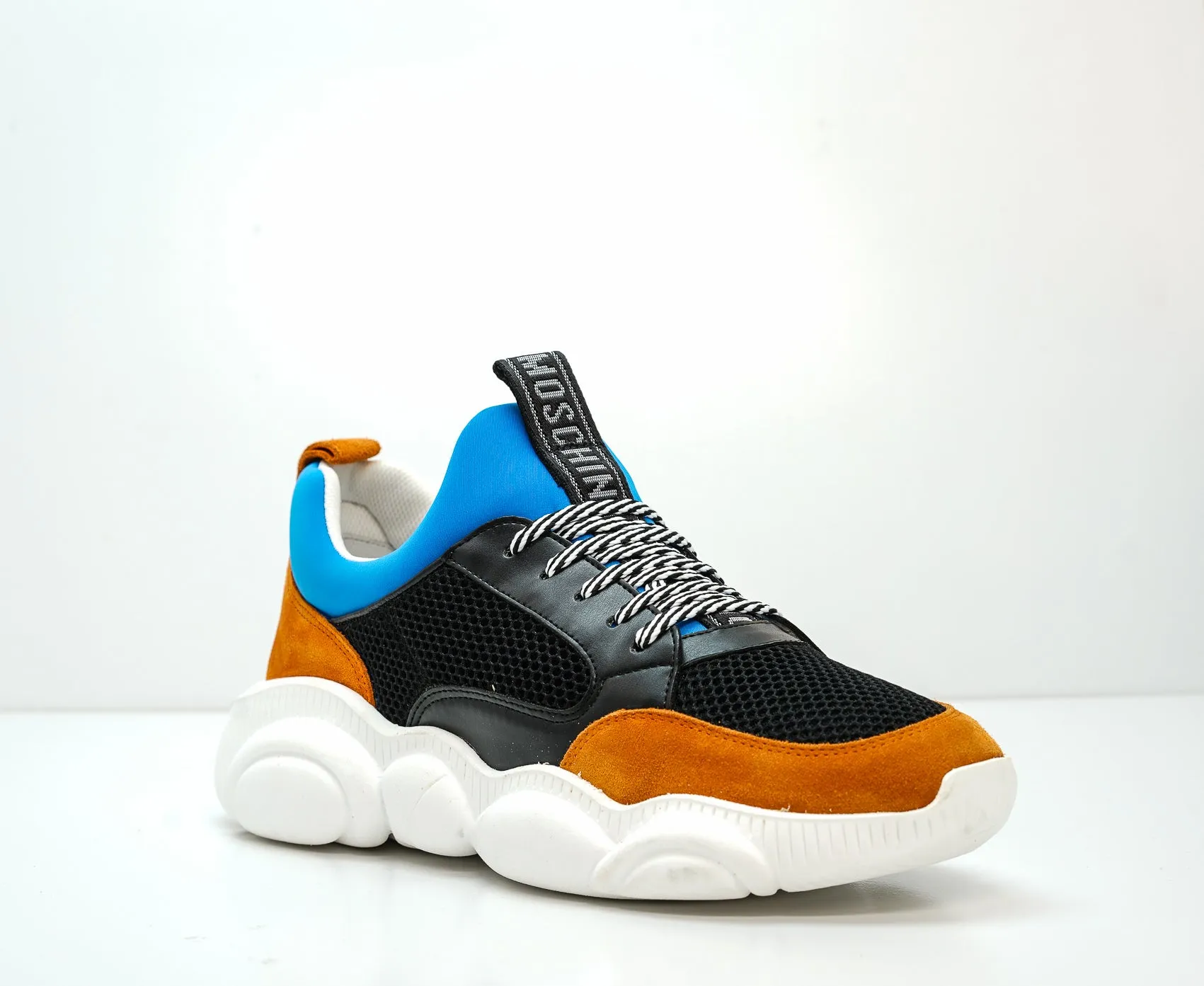 Moschino Men's Teddy Multi Colour Sneakers MB15103