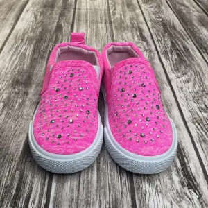 NEW Swiggles Toddler Slip on Casual Sneakers Pink Sz 8