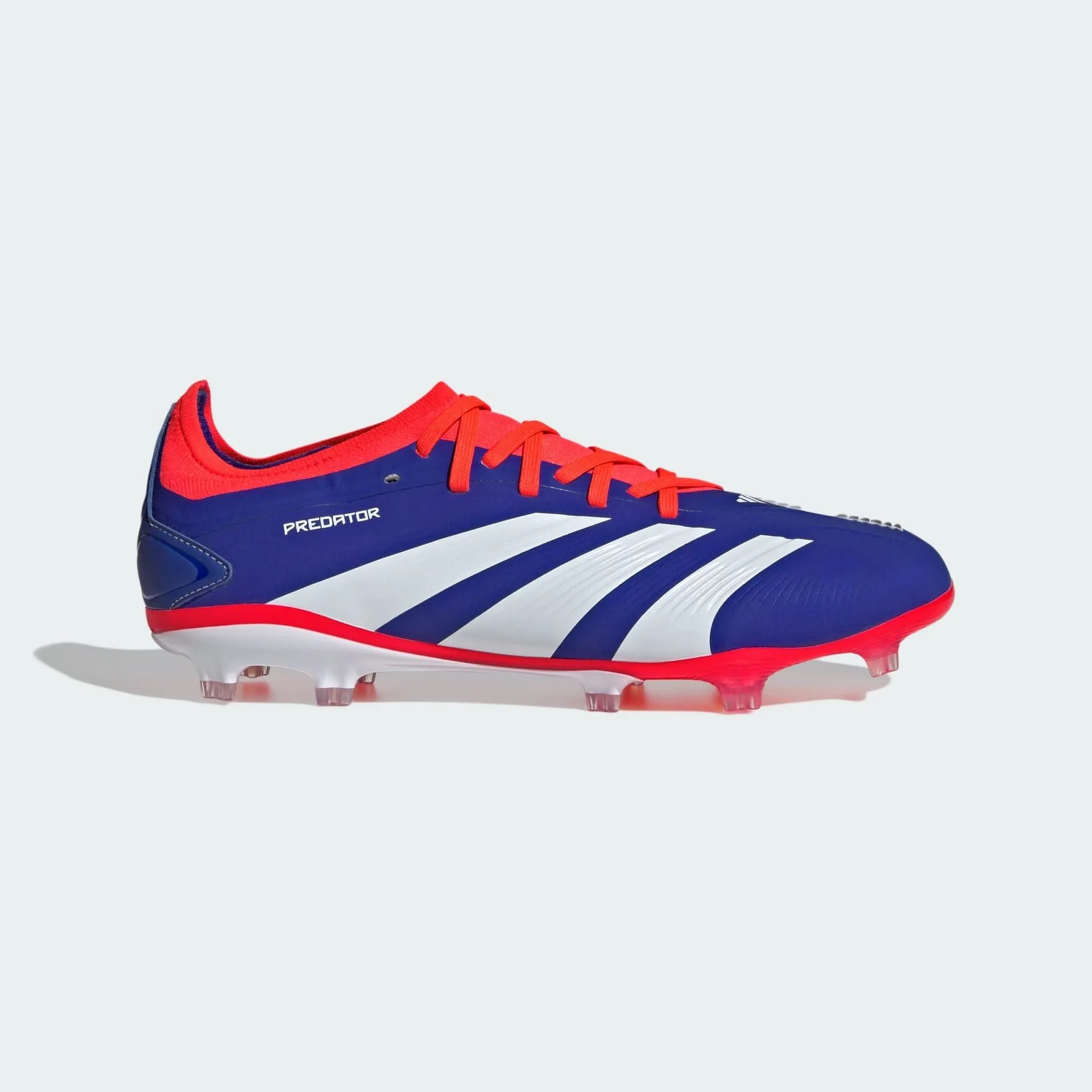 PREDATOR PRO FIRM GROUND BOOTS - Cloud White / Solar Red / Lucid Blue
