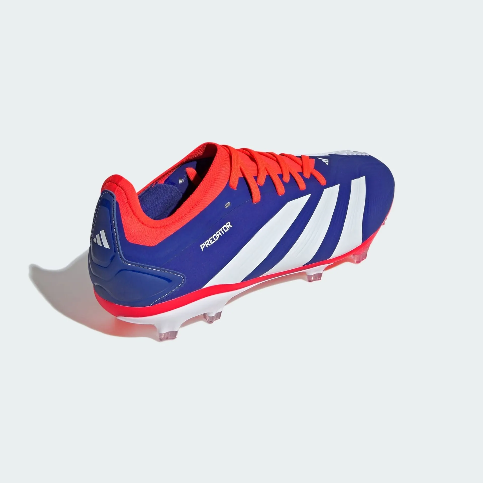 PREDATOR PRO FIRM GROUND BOOTS - Cloud White / Solar Red / Lucid Blue