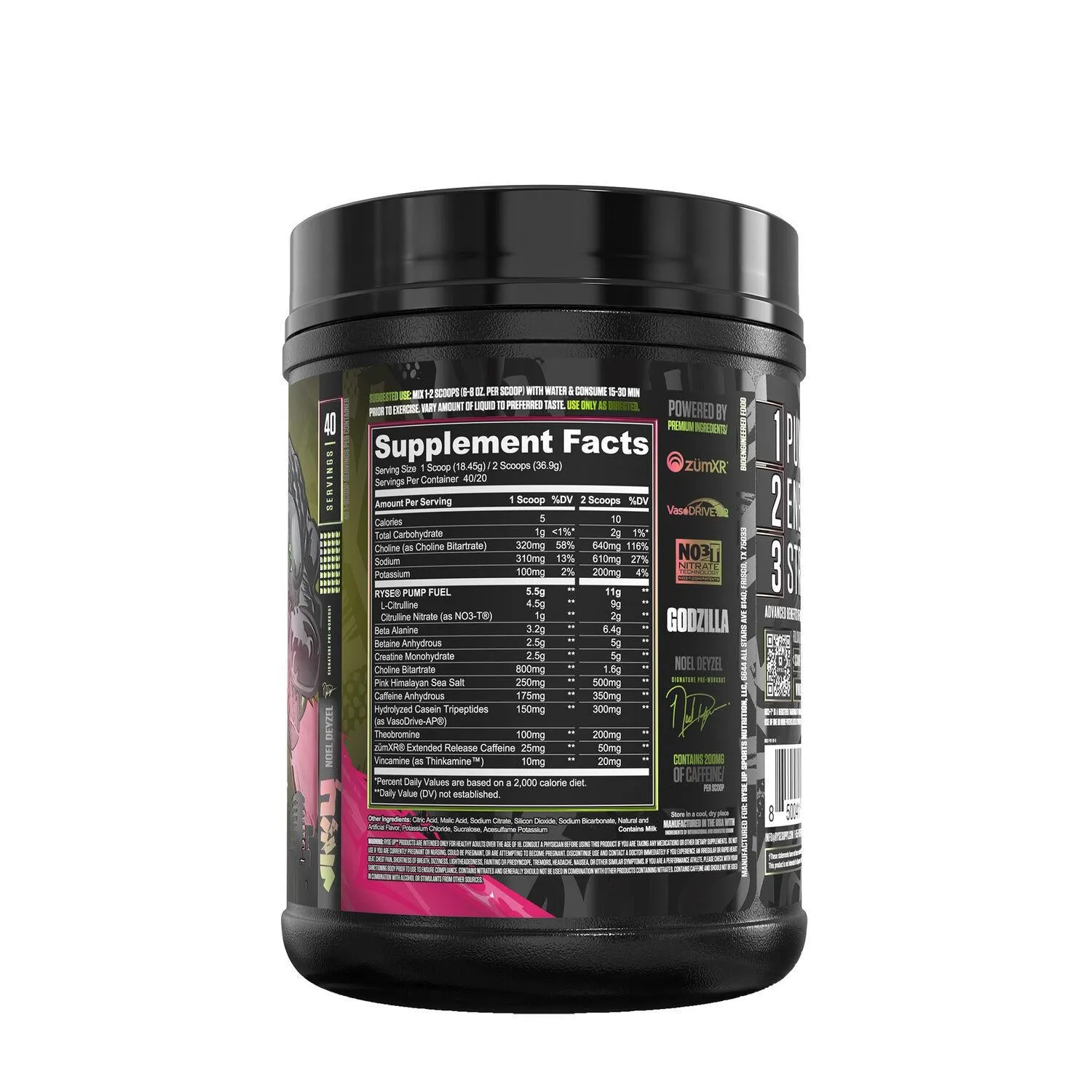 Ryse Godzilla Pre Workout