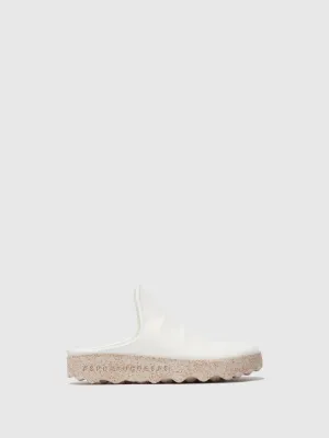 Slip-on Mules CLAY White