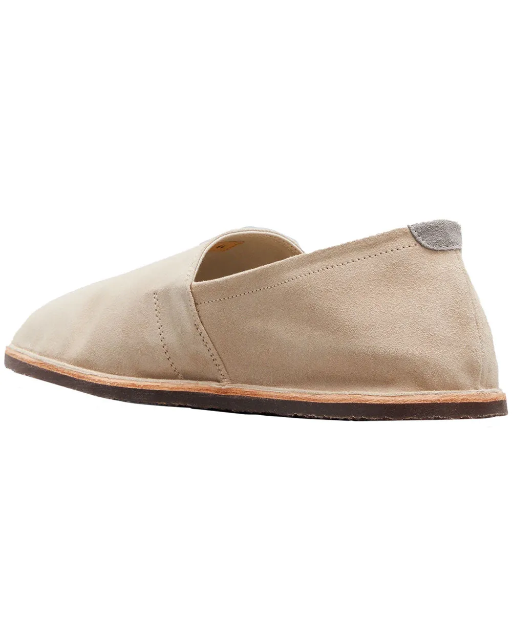 Suede Espadrille in Beige