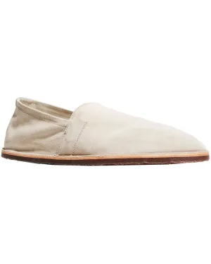 Suede Espadrille in Beige