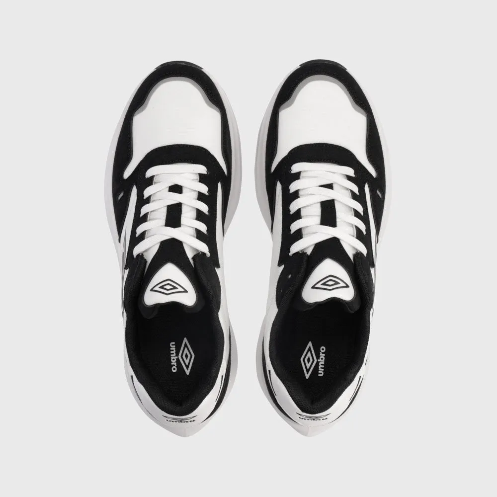 Umbro Mens Ancoats Evolve Sneaker White/black _ 183496 _ White
