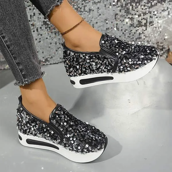 Women's Mesh Sequin Casual Shoes 07638199C