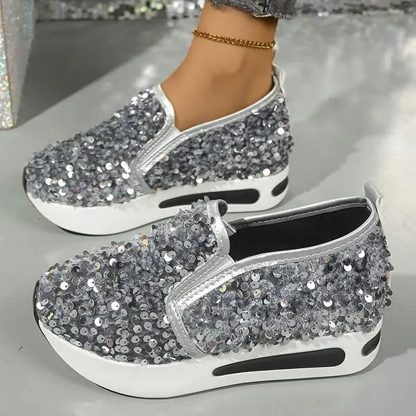 Women's Mesh Sequin Casual Shoes 07638199C