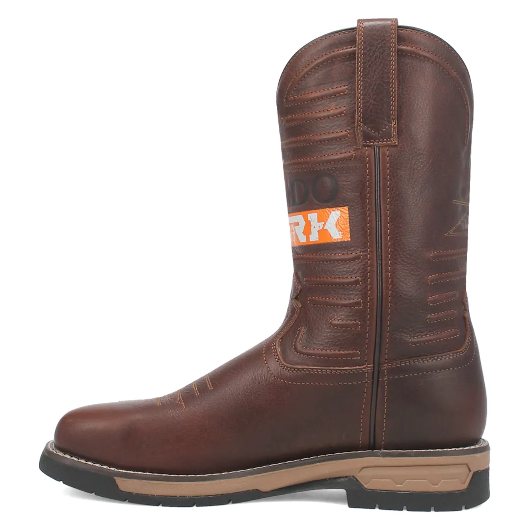 Workhorse Leather Boot - Brown/Brown - 6826