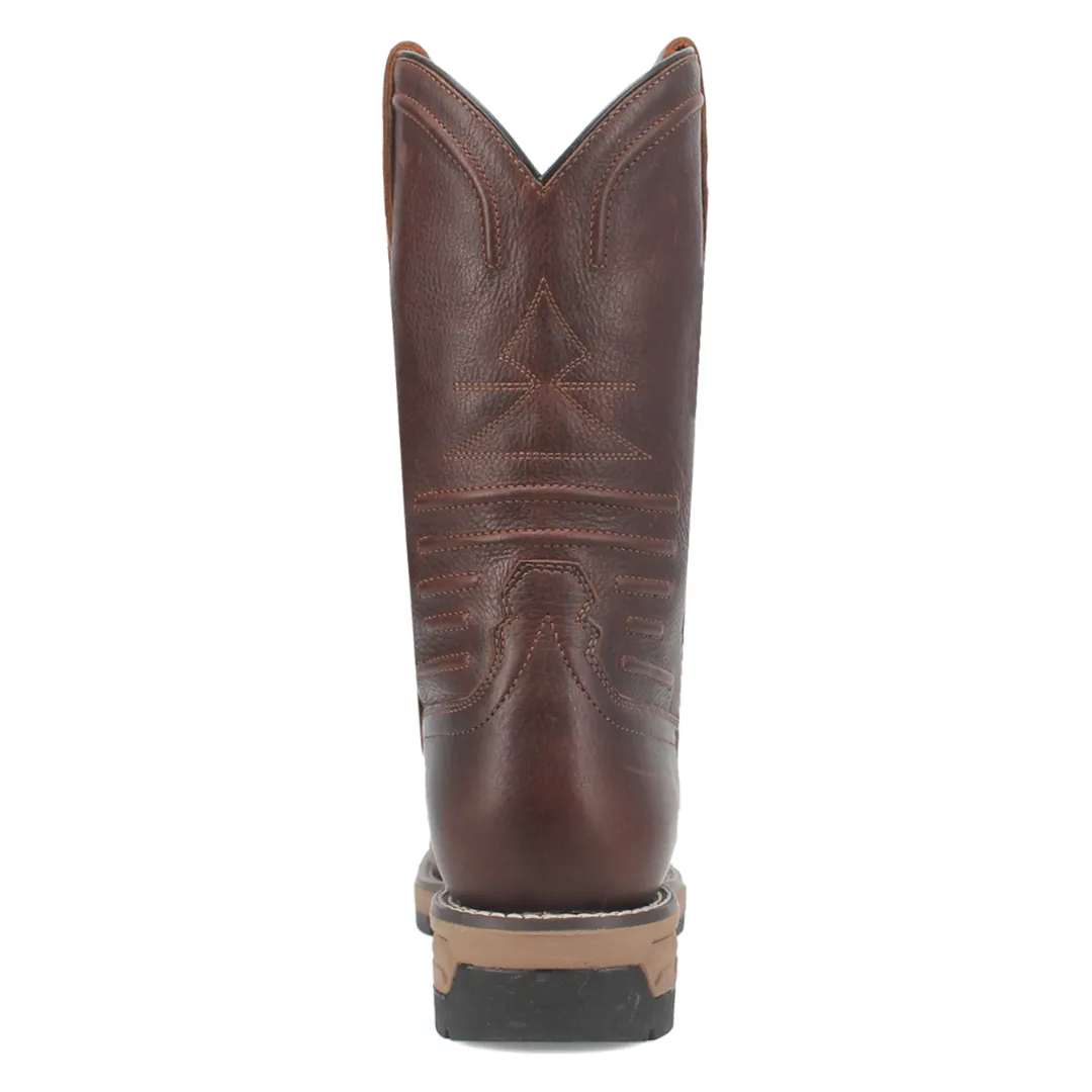 Workhorse Leather Boot - Brown/Brown - 6826
