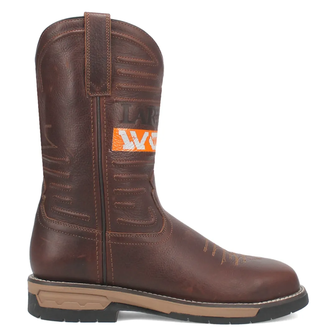 Workhorse Leather Boot - Brown/Brown - 6826